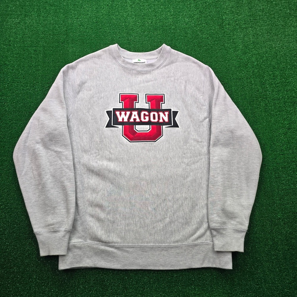 University of‎ Utah Sweatshirt Mens Medium Crewneck Pullover Embroidered Wagon